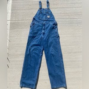 Vintage CARHARTT denim carpenter overalls